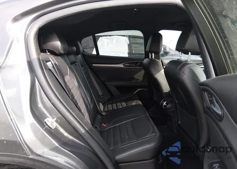 2018 Alfa Romeo Stelvio Ti Sport Awd from USA, damaged, VIN ZASFAKNN5J7B81765